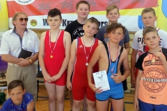 Grad medali zapaśników w Pabianicach